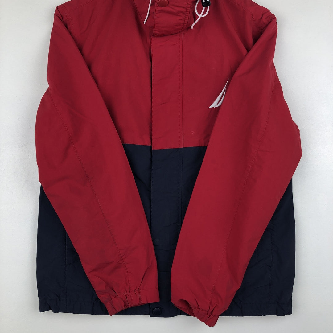 Nautica Nylon Parka, Men's Size XS Nylon red type Vintage Second Hand