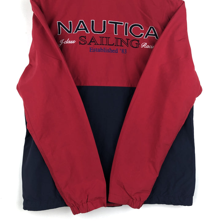 Nautica Nylon Parka, Men's Size XS Nylon red type Vintage Second Hand