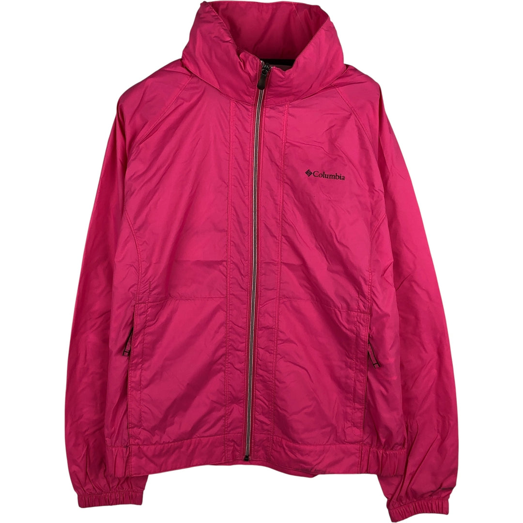 2000'S Columbia Mountain Jacket, Shell Jacket, Women's, Size XL Nylon pink type Vintage Second Hand