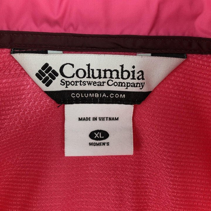 2000'S Columbia Mountain Jacket, Shell Jacket, Women's, Size XL Nylon pink type Vintage Second Hand