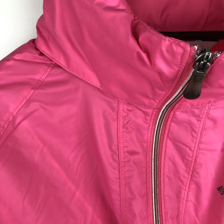 2000'S Columbia Mountain Jacket, Shell Jacket, Women's, Size XL Nylon pink type Vintage Second Hand