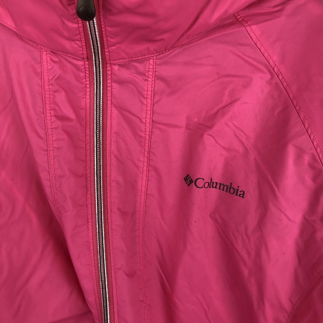 2000'S Columbia Mountain Jacket, Shell Jacket, Women's, Size XL Nylon pink type Vintage Second Hand