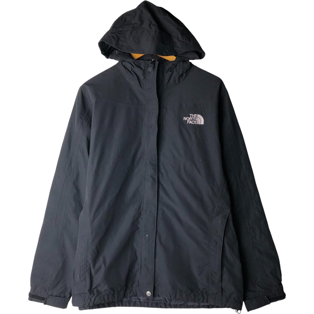2000'S The North Face Hyvent Mountain Parka Shell Jacket, Women's XL polyester black type Vintage Second Hand