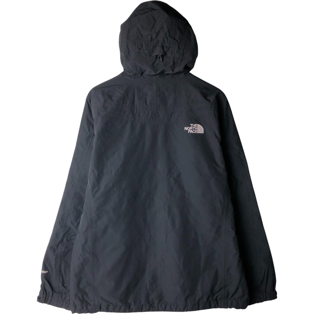 2000'S The North Face Hyvent Mountain Parka Shell Jacket, Women's XL polyester black type Vintage Second Hand