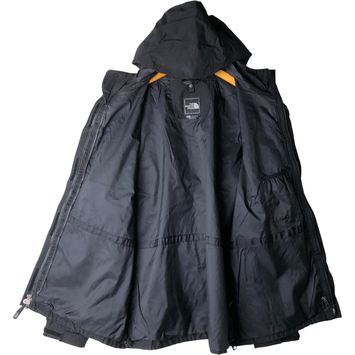 2000'S The North Face Hyvent Mountain Parka Shell Jacket, Women's XL polyester black type Vintage Second Hand