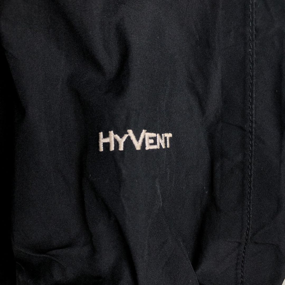 2000'S The North Face Hyvent Mountain Parka Shell Jacket, Women's XL polyester black type Vintage Second Hand