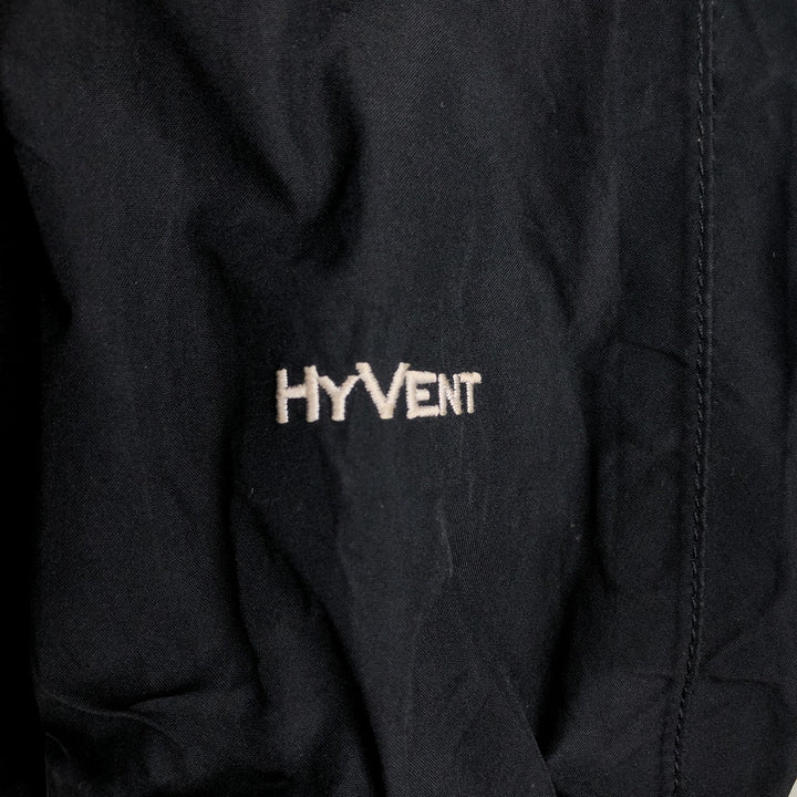 2000'S The North Face Hyvent Mountain Parka Shell Jacket, Women's XL polyester black type Vintage Second Hand