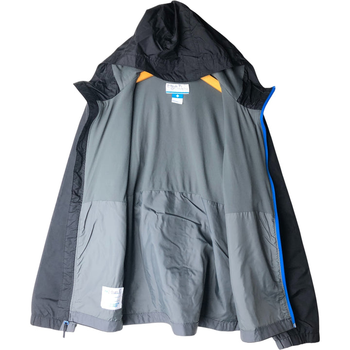 Columbia INTERCHANGE CORE Mountain Parka Shell Jacket, Women's, Size L Nylon black type Vintage Second Hand