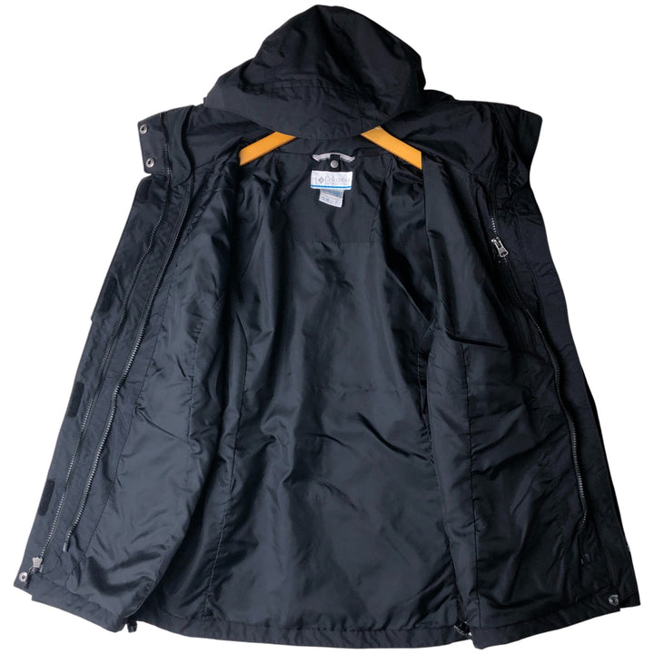 Columbia OMNI-TECH Mountain Parka Shell Jacket, Women's Size S Nylon black type Vintage Second Hand