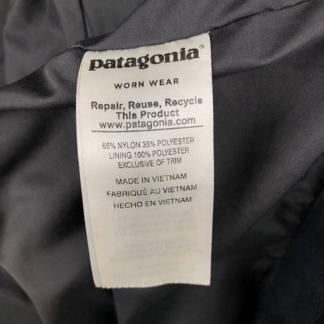 Patagonia 83766FA17 Mountain Parka Shell Jacket, Women's Size M Nylon black type Vintage Second Hand