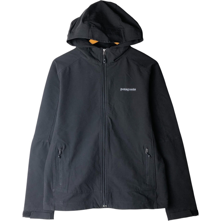 Patagonia Simple Guide Hoody 83766SP13 Softshell Parka, Women's Size L polyester black type Vintage Second Hand
