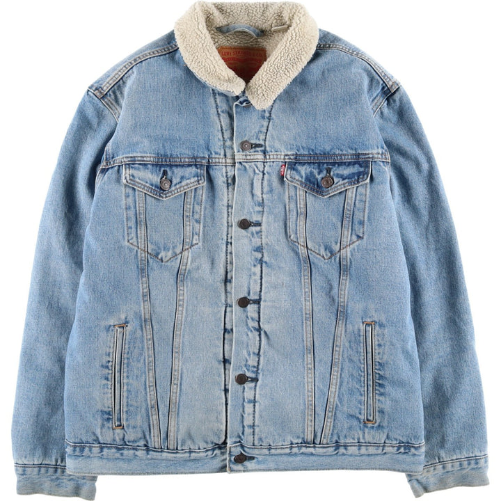 Levi's Padded Denim Jacket, Men's Size XL cotton blue type Vintage Second Hand