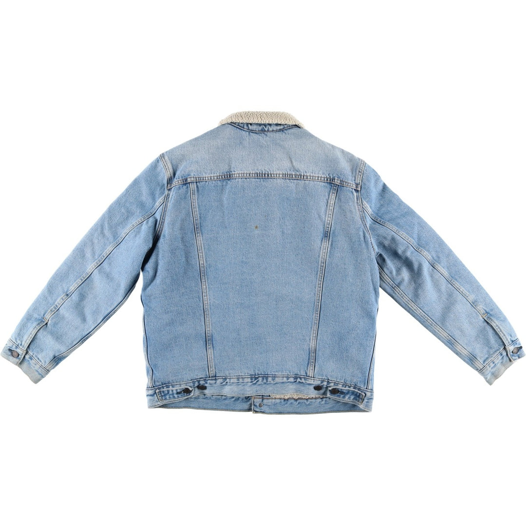 Levi's Padded Denim Jacket, Men's Size XL cotton blue type Vintage Second Hand