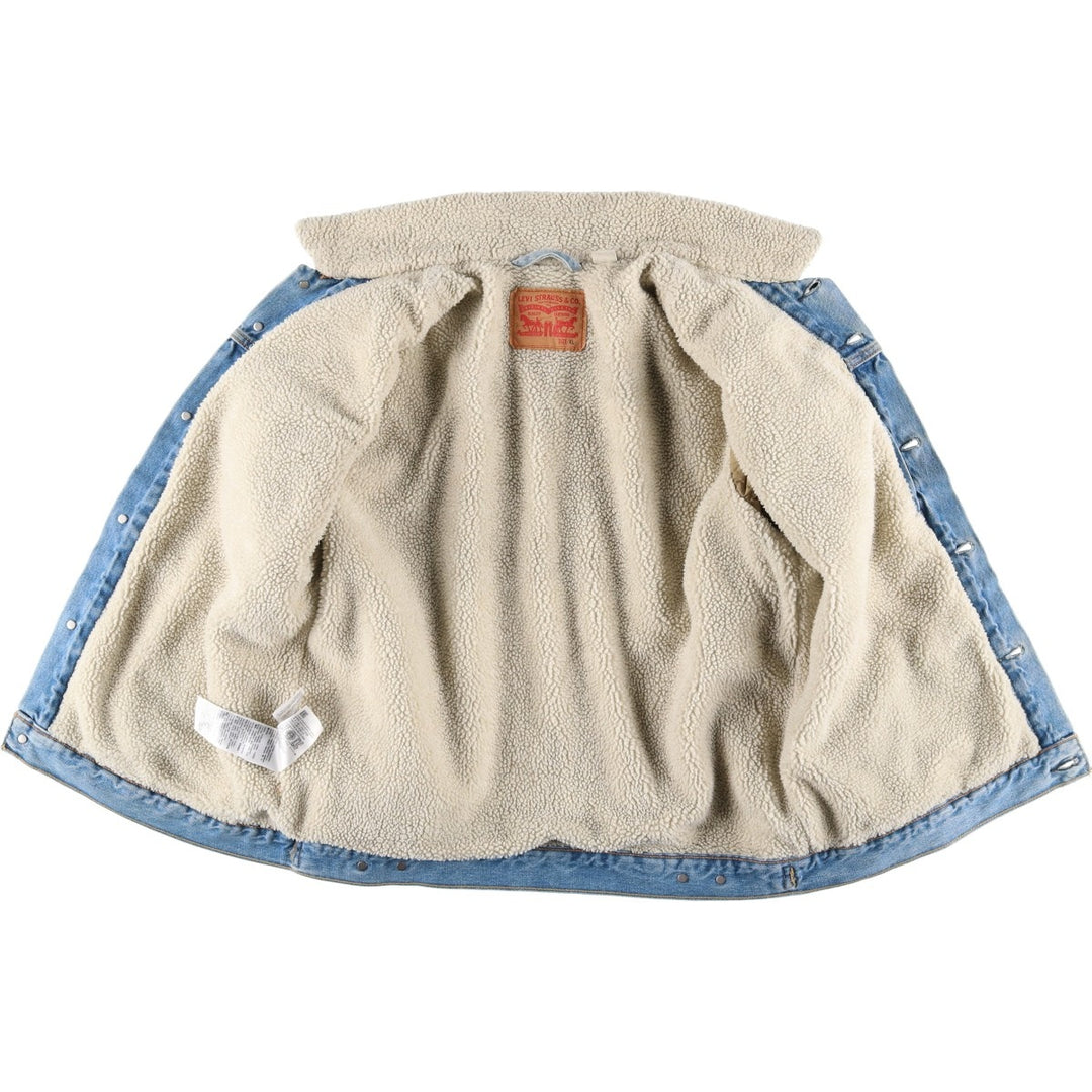 Levi's Padded Denim Jacket, Men's Size XL cotton blue type Vintage Second Hand