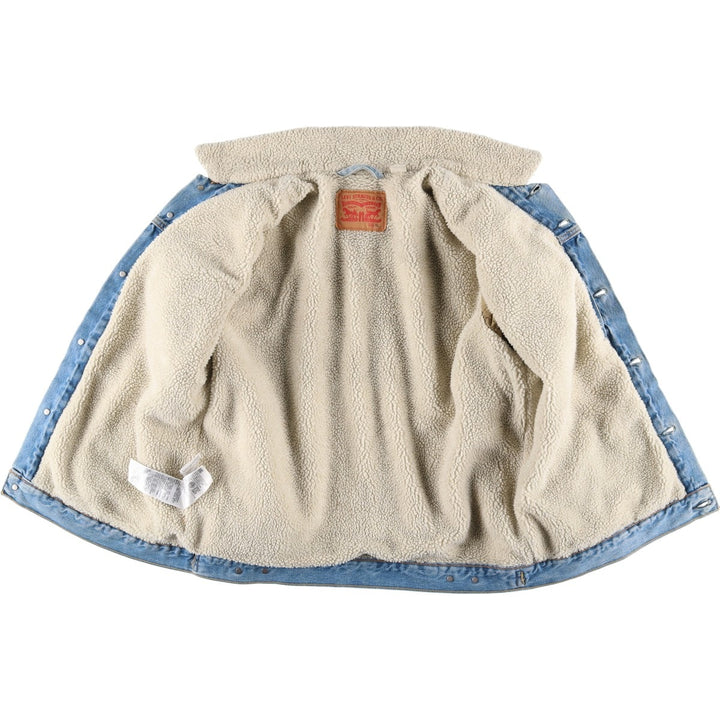 Levi's Padded Denim Jacket, Men's Size XL cotton blue type Vintage Second Hand