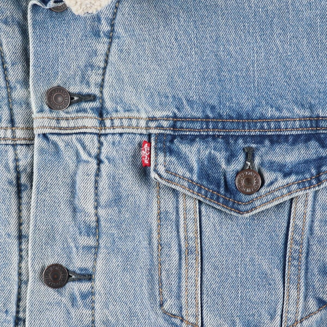 Levi's Padded Denim Jacket, Men's Size XL cotton blue type Vintage Second Hand
