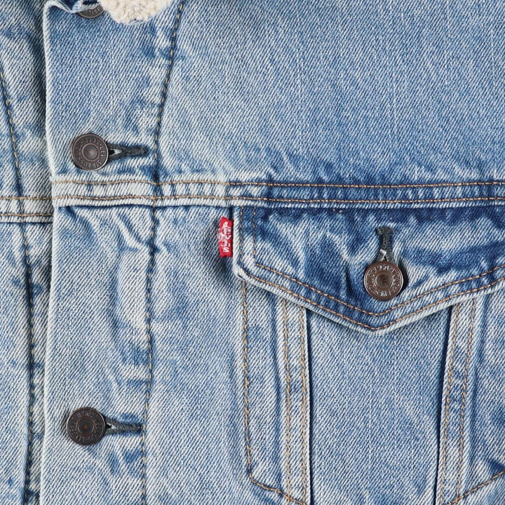 Levi's Padded Denim Jacket, Men's Size XL cotton blue type Vintage Second Hand