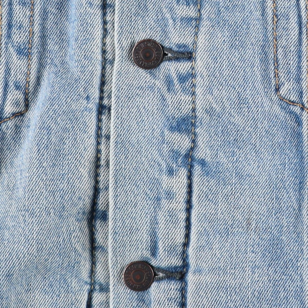 Levi's Padded Denim Jacket, Men's Size XL cotton blue type Vintage Second Hand