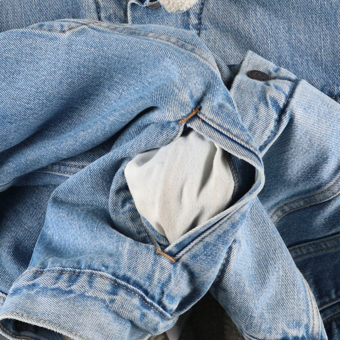 Levi's Padded Denim Jacket, Men's Size XL cotton blue type Vintage Second Hand