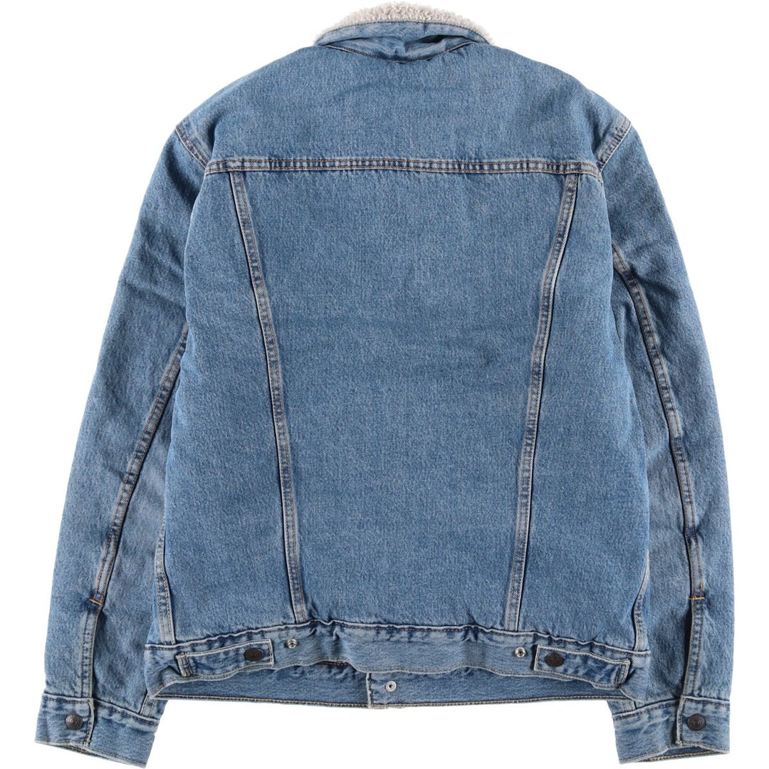 Levi's padded denim jacket, size M, men's cotton blue type Vintage Second Hand