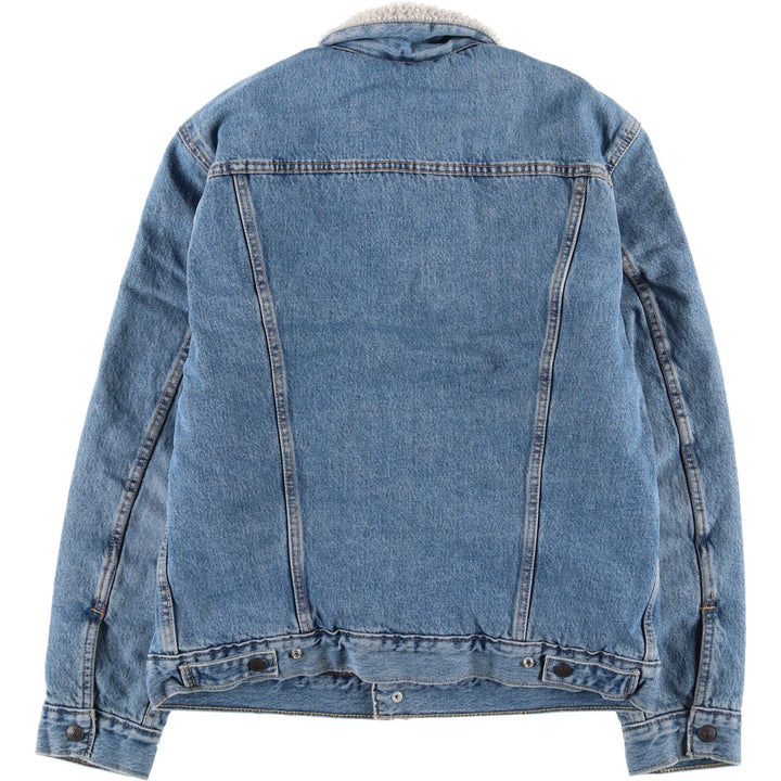 Levi's padded denim jacket, size M, men's cotton blue type Vintage Second Hand