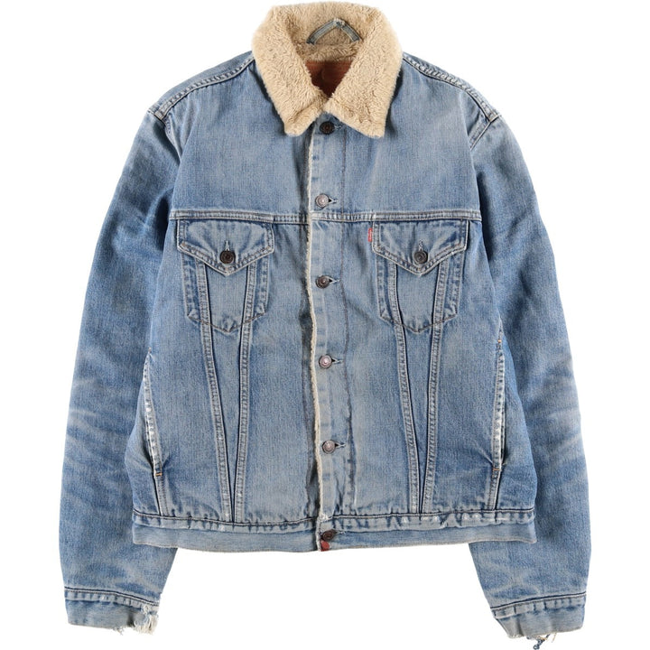 Levi's Padded Denim Jacket, Men's Size XL cotton blue type Vintage Second Hand
