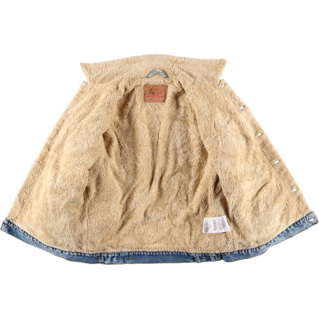 Levi's Padded Denim Jacket, Men's Size XL cotton blue type Vintage Second Hand