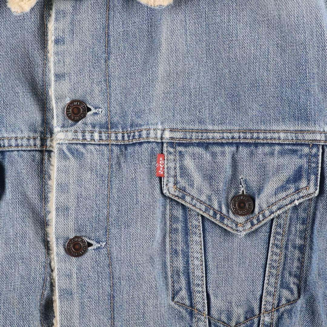 Levi's Padded Denim Jacket, Men's Size XL cotton blue type Vintage Second Hand