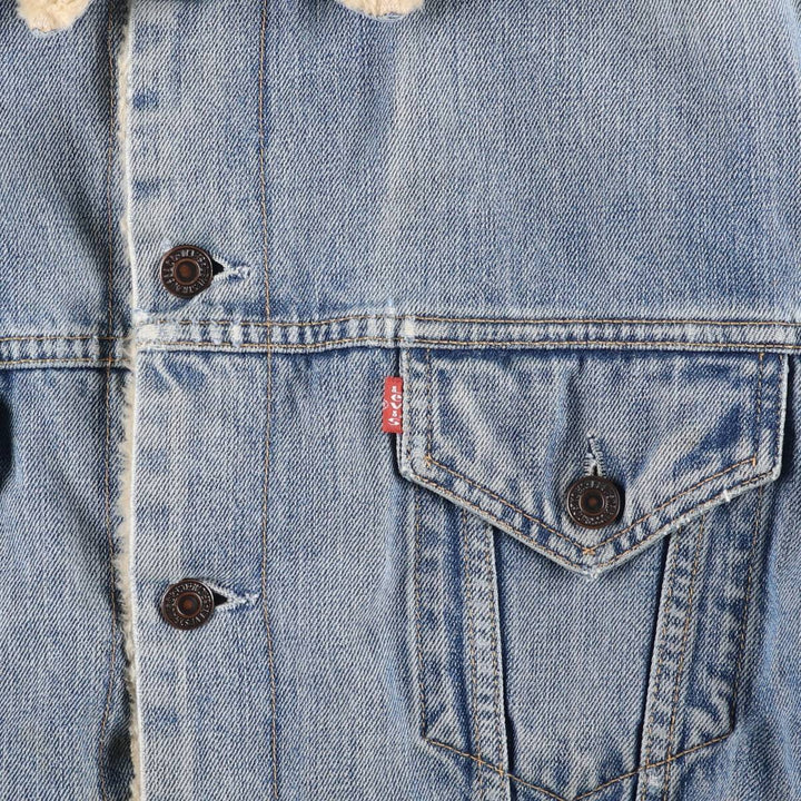 Levi's Padded Denim Jacket, Men's Size XL cotton blue type Vintage Second Hand