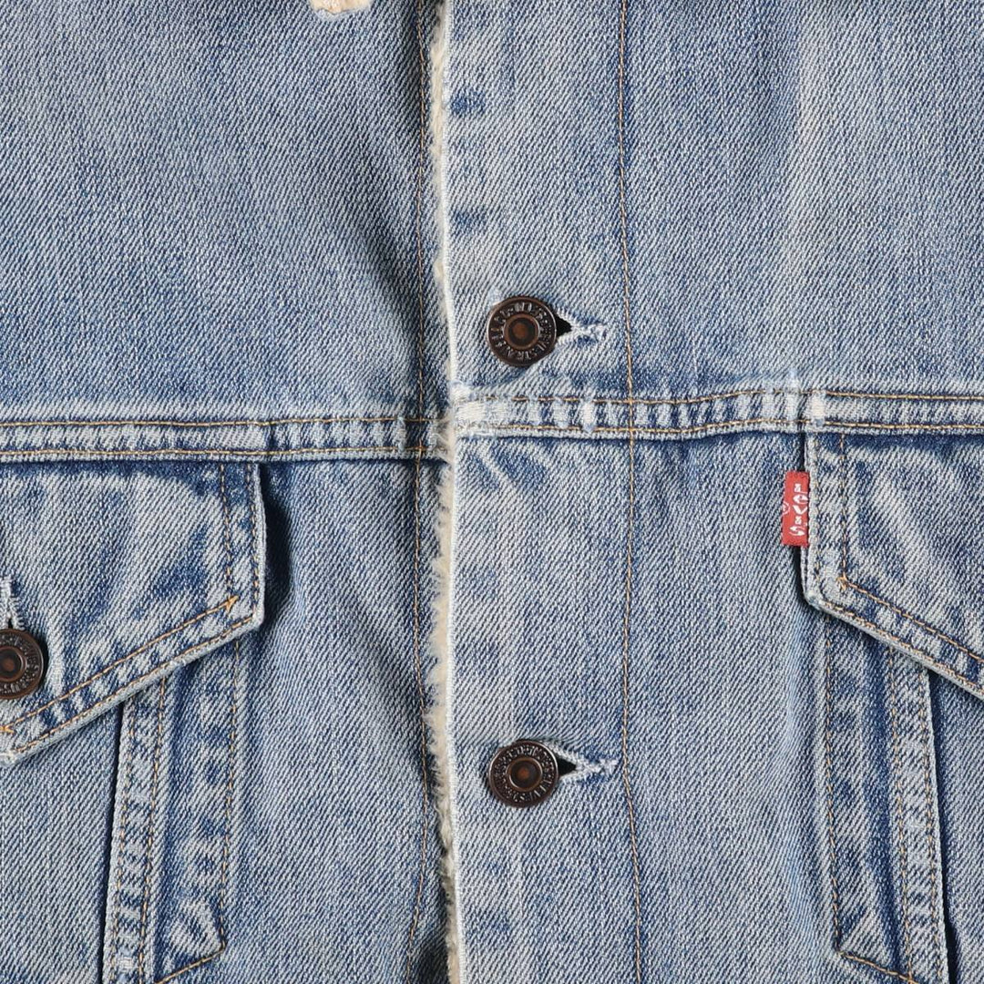 Levi's Padded Denim Jacket, Men's Size XL cotton blue type Vintage Second Hand