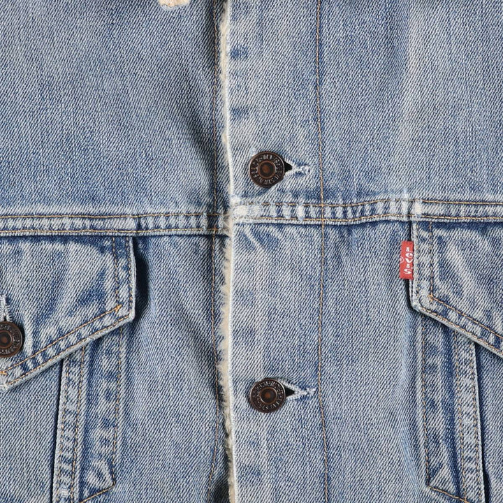Levi's Padded Denim Jacket, Men's Size XL cotton blue type Vintage Second Hand