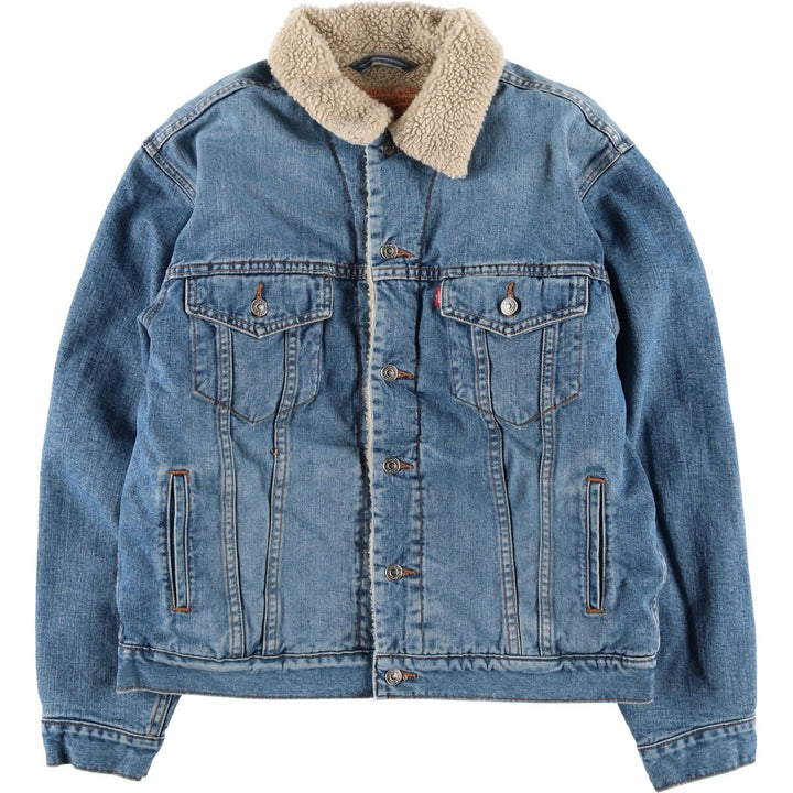 Levi's Standard Trucker Padded Denim Jacket, Men's Size Medium cotton blue type Vintage Second Hand