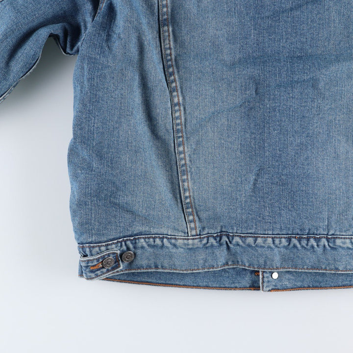 Levi's Standard Trucker Padded Denim Jacket, Men's Size Medium cotton blue type Vintage Second Hand