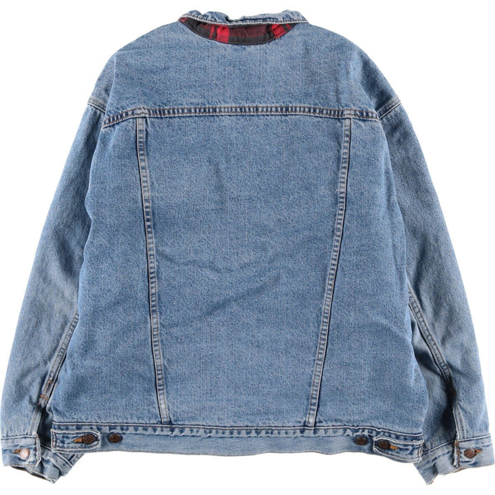 90'S Levi's denim jacket, denim jacket, made in the USA, men's XL size, vintage cotton blue type Vintage Second Hand