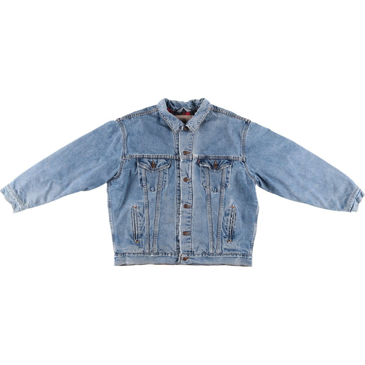 90'S Levi's denim jacket, denim jacket, made in the USA, men's XL size, vintage cotton blue type Vintage Second Hand