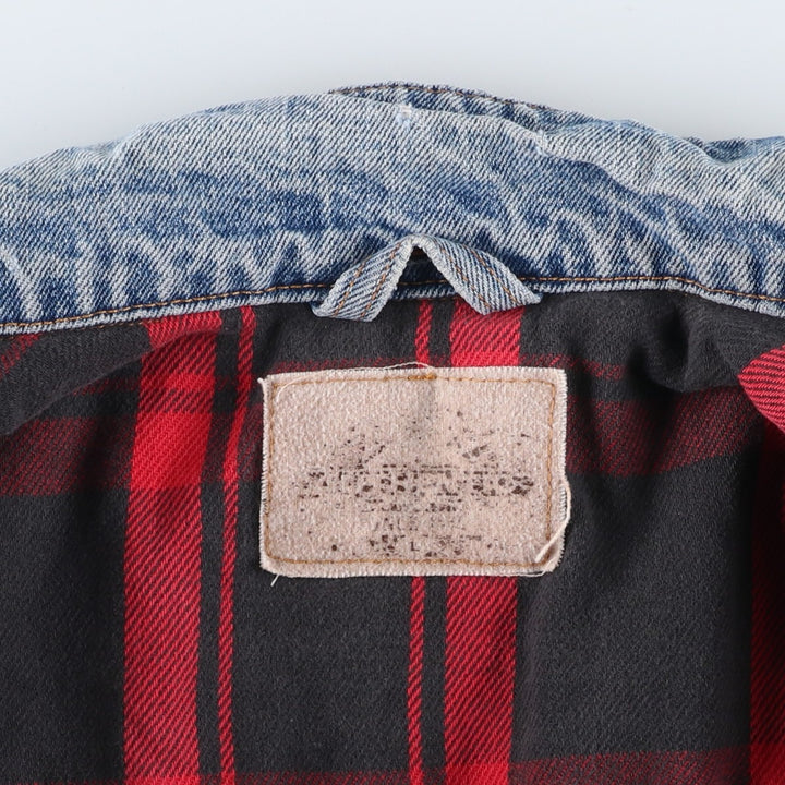 90'S Levi's denim jacket, denim jacket, made in the USA, men's XL size, vintage cotton blue type Vintage Second Hand
