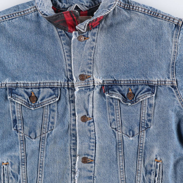 90'S Levi's denim jacket, denim jacket, made in the USA, men's XL size, vintage cotton blue type Vintage Second Hand