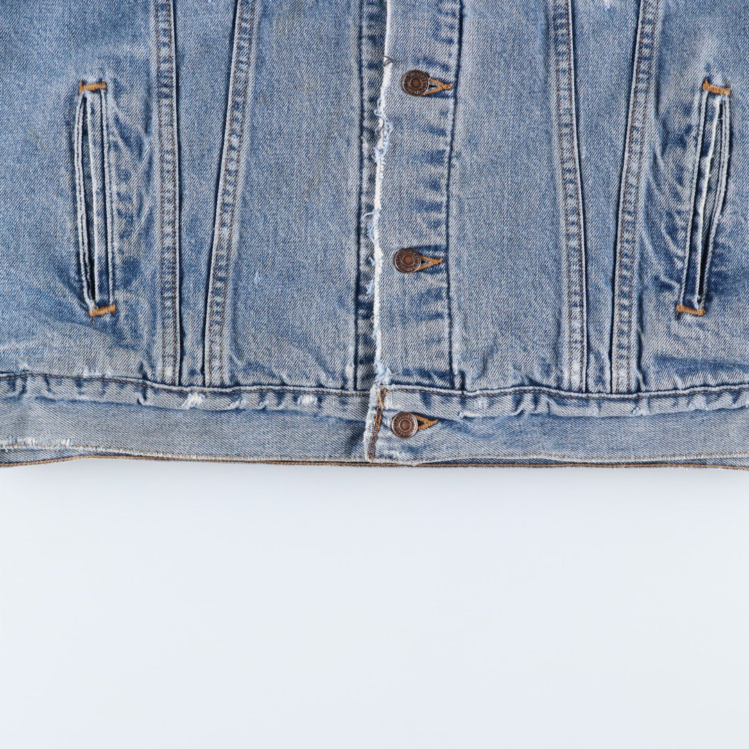 90'S Levi's denim jacket, denim jacket, made in the USA, men's XL size, vintage cotton blue type Vintage Second Hand