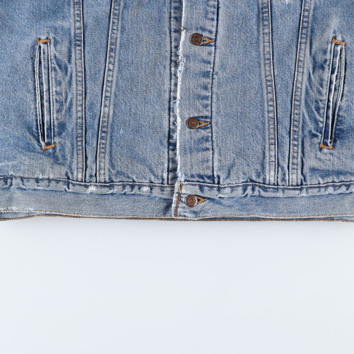 90'S Levi's denim jacket, denim jacket, made in the USA, men's XL size, vintage cotton blue type Vintage Second Hand