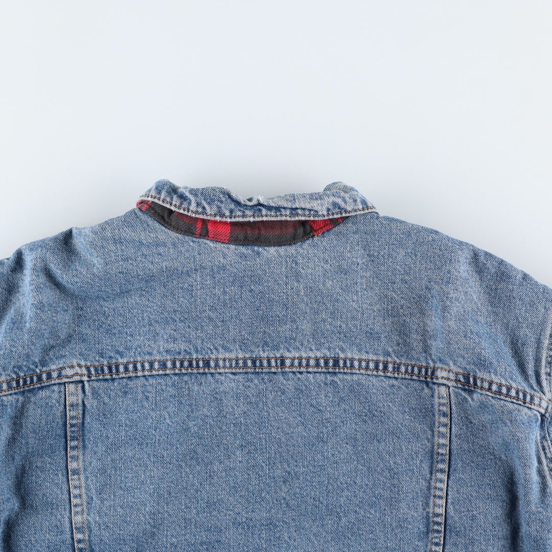 90'S Levi's denim jacket, denim jacket, made in the USA, men's XL size, vintage cotton blue type Vintage Second Hand