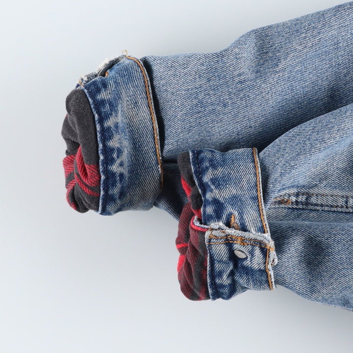 90'S Levi's denim jacket, denim jacket, made in the USA, men's XL size, vintage cotton blue type Vintage Second Hand
