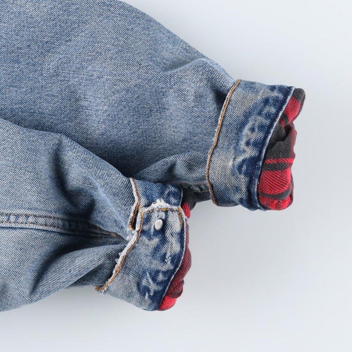90'S Levi's denim jacket, denim jacket, made in the USA, men's XL size, vintage cotton blue type Vintage Second Hand
