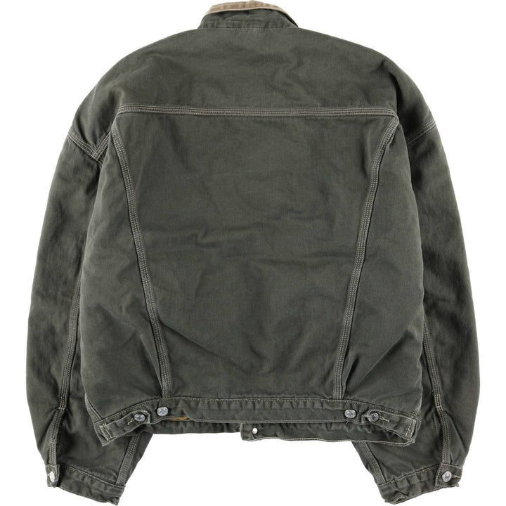 90'S Levi's 71668-7733 Padded Denim Jacket, Men's Size L, Vintage cotton gray type Vintage Second Hand