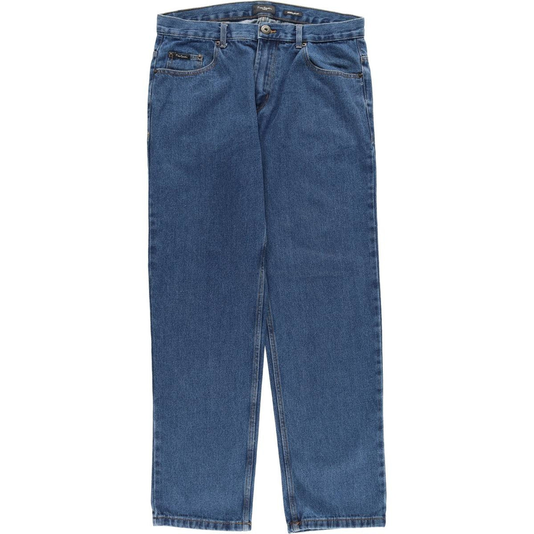 Pierre Cardin Regular Fit Straight Denim Pants, Men's, Size 34 cotton blue type Vintage Second Hand