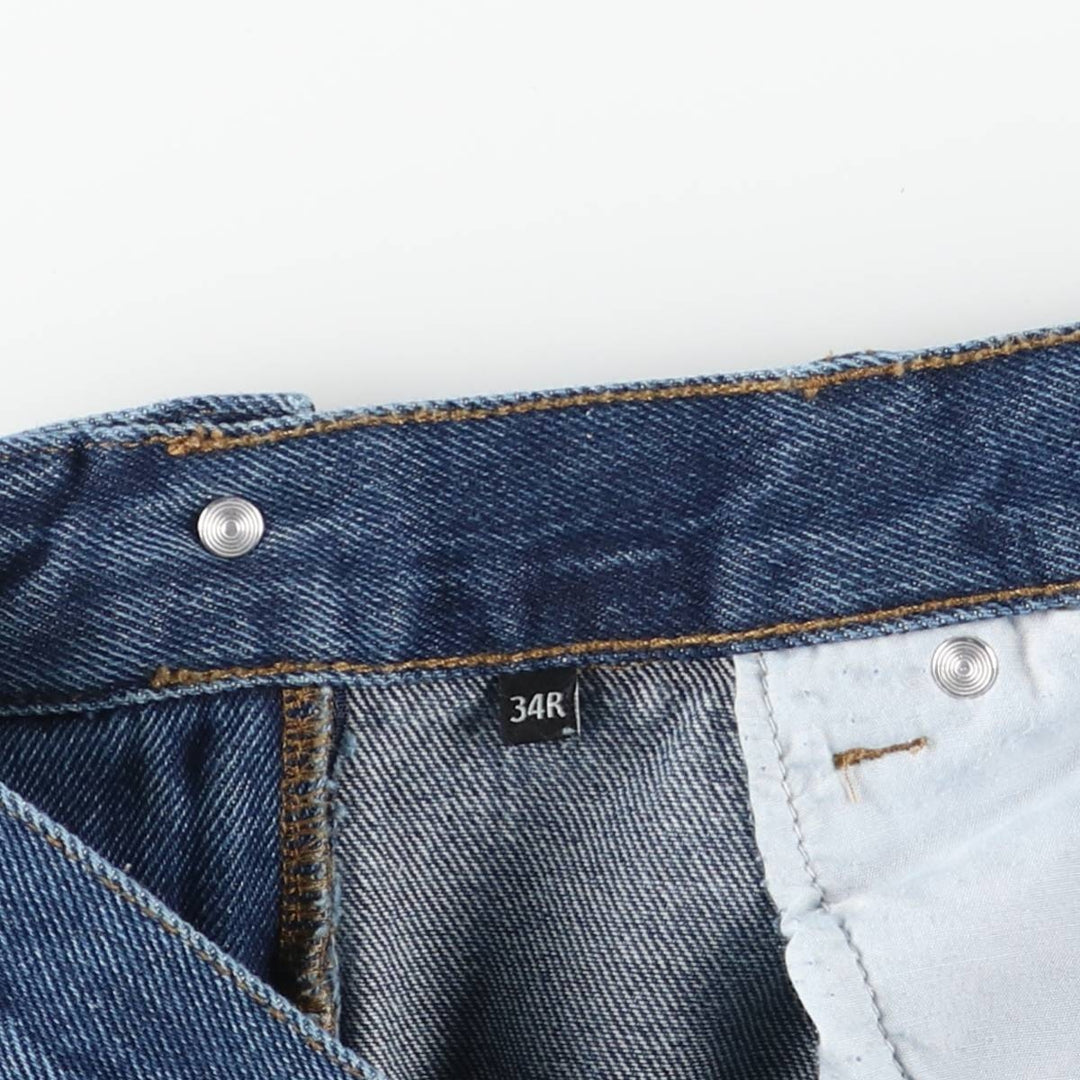 Pierre Cardin Regular Fit Straight Denim Pants, Men's, Size 34 cotton blue type Vintage Second Hand