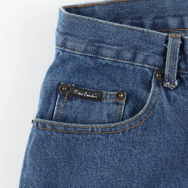 Pierre Cardin Regular Fit Straight Denim Pants, Men's, Size 34 cotton blue type Vintage Second Hand