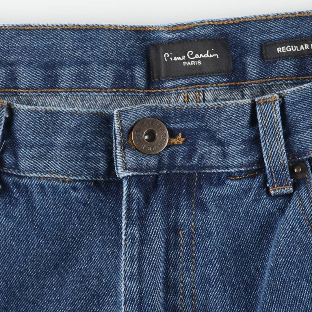 Pierre Cardin Regular Fit Straight Denim Pants, Men's, Size 34 cotton blue type Vintage Second Hand