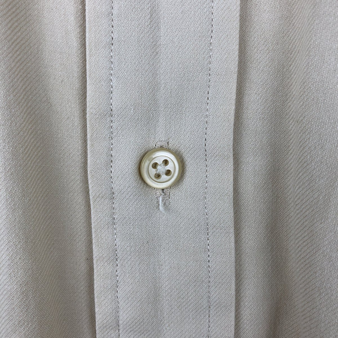 Ralph Lauren POLO by Ralph Lauren HALPERN cashmere-blend long-sleeved cotton shirt, men's size L cotton ocher yellow type Vintage Second Hand