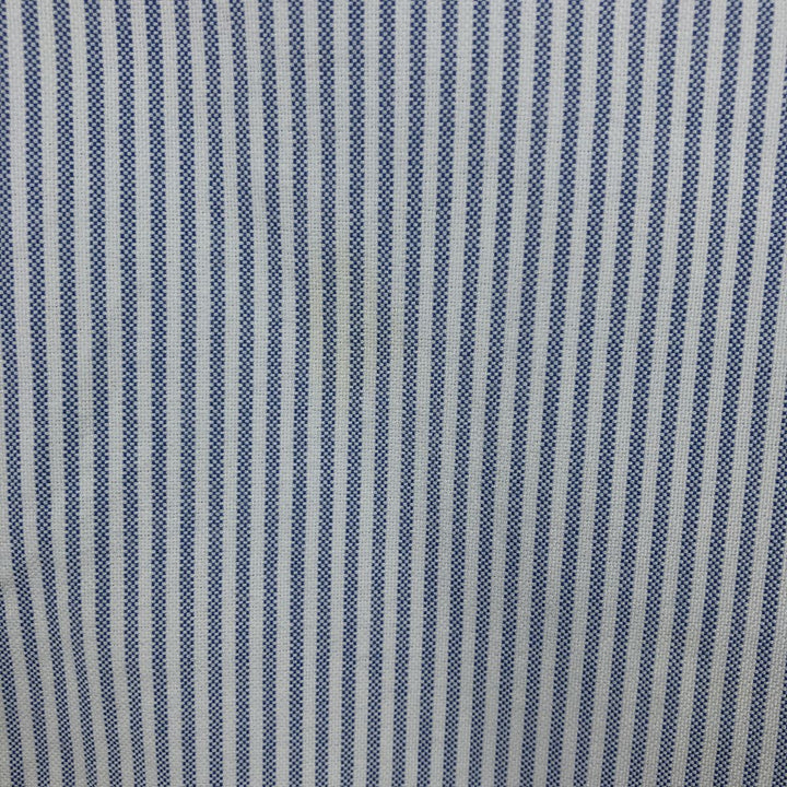 Ralph Lauren Classic Fit Long Sleeve Button Down Striped Shirt Men's XL cotton blue type Vintage Second Hand