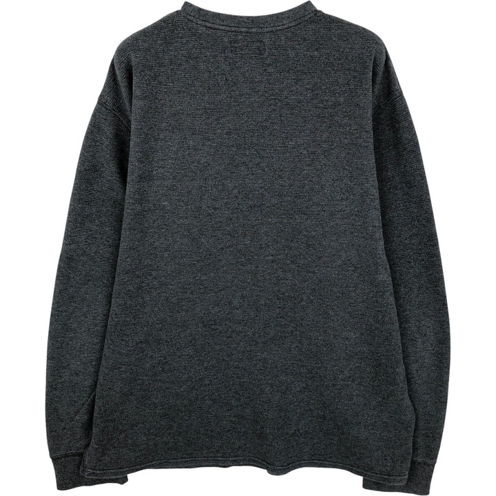 Ralph Lauren POLO RALPH LAUREN Thermal Long T-shirt Waffle Men's XL cotton Charcoal Vintage Second Hand